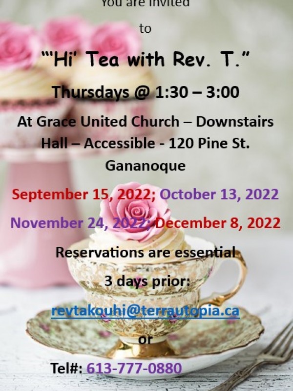 Hi Tea with Rev. T.