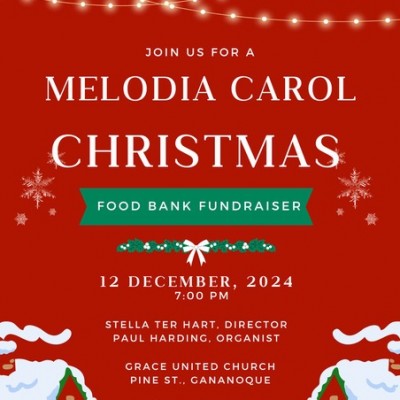 Meodia Christmas Carol Food Bank Fundraiser